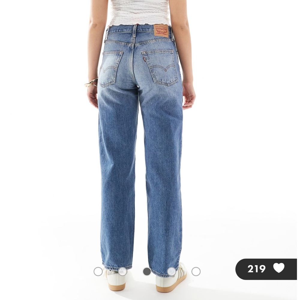 Levi's 94 baggy jeans in mid blue - 32 Size